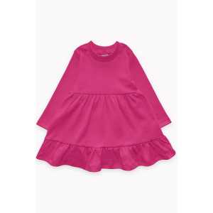 Платье для новорожденных "Руслана" 10035 интерлок (р-ры: 80-98) малиновый