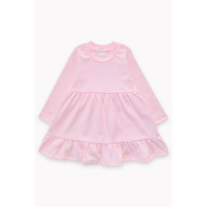 Платье для новорожденных "Руслана" 10035 интерлок (р-ры: 80-98) бледно-розовый