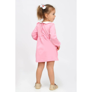 Платье детское "Малышка" интерлок (р-ры: 86-116) розовый