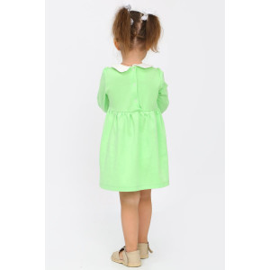 Платье детское "Малышка" интерлок (р-ры: 86-116) светло-зеленый