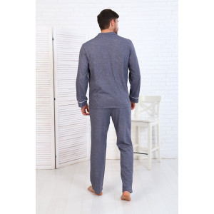 Пижама мужская 9194 кулирка (р-ры: 46-60) графит
