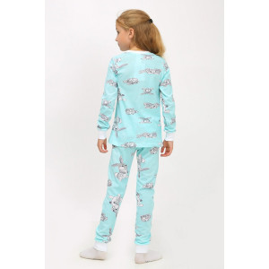 Пижама детская "Эльф-9" кулирка (последний размер) светло-голубой 92