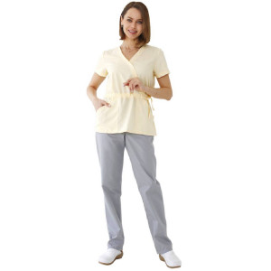 Блуза медицинская женская "Ангелина" панацея (р-ры: 40-58) бежевый