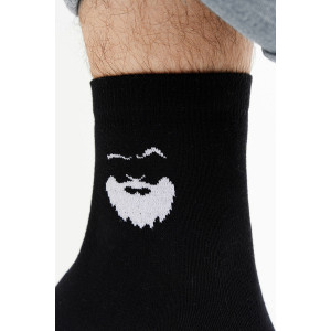 Набор подарочный мужской (носки+футболка) №11801 (р-ры: 48-58) черный