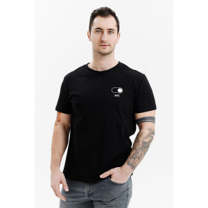 Набор подарочный мужской (носки+футболка) №11803 (р-ры: 48-58) черный