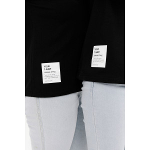 Набор подарочный женский (носки+футболка) №11807 (р-ры: 44-58) черный
