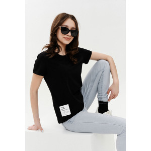 Набор подарочный женский (носки+футболка) №11807 (р-ры: 44-58) черный