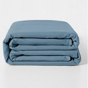 Простыня на резинке перкаль "Деним" 710 Простыня на резинке перкаль "Деним" 710