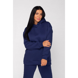 Толстовка женская ФТ-16 "Рокси" футер 3-х нитка с начёсом (последний размер) парламент 46,50