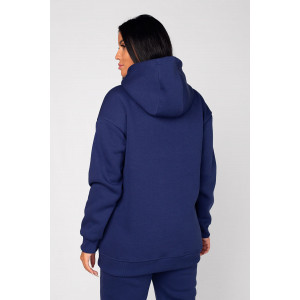 Толстовка женская ФТ-16 "Рокси" футер 3-х нитка с начёсом (последний размер) парламент 46,50