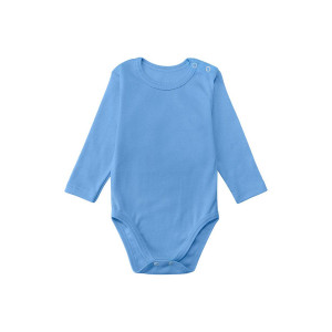 Боди для новорожденных "Нико" 10229 ластик (р-ры: 62-74) голубой-тёмно-синий - упаковка 2 шт.