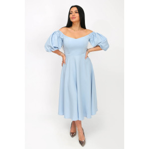 Платье женское №22251 барби (р-ры: 42-50) голубой