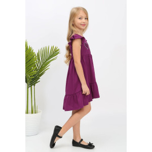 Платье детское "Блик-1" кулирка (р-ры: 110-140) фиолетовый