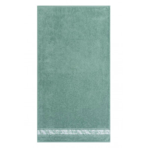 Полотенце махровое "Marble pattern" зеленый