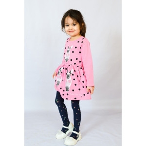 Платье детское №83007 кулирка (р-ры: 28-36) светло-розовый