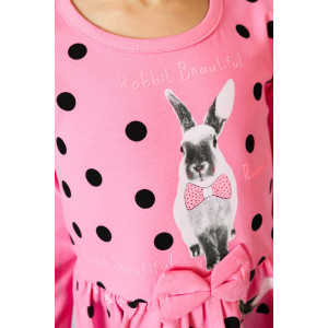Платье детское №83007 кулирка (р-ры: 28-36) светло-розовый