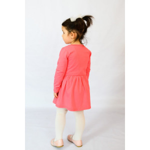 Платье детское №83008 кулирка (р-ры: 28-36) темно-розовый