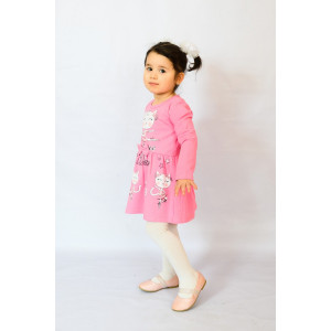 Платье детское №83008 кулирка (р-ры: 28-36) светло-розовый