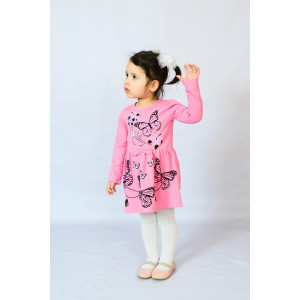 Платье детское №83006 кулирка (р-ры: 28-36) светло-розовый