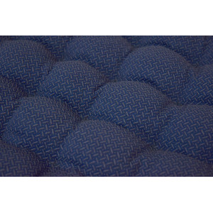 Сидушка-подушка для мебели с гречневой лузгой смесовая ткань "Уют-Премиум" синий