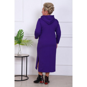 Платье женское "Джина" С-4239 футер 2-х нитка (р-ры: 46-60) фиолетовый