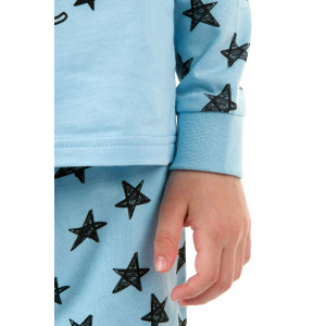 Пижама детская ELE-BP 345-029 супрем (р-ры: 98-122) голубой