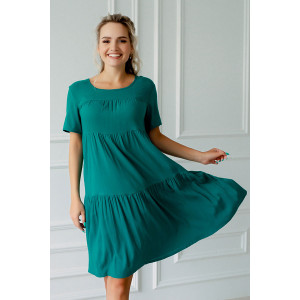 Платье женское "Дебора" плательная ткань (р-ры: 46-56) зеленый
