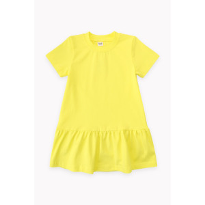 Платье детское "Вита" 30311 кулирка (р-ры: 104-122) желтый