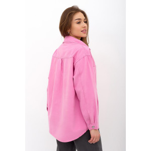 Рубашка женская Р 9218 трикотаж (р-ры: 44-54) розовый