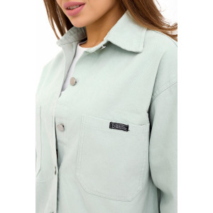 Рубашка женская З 9217 трикотаж (р-ры: 44-54) зеленый