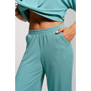 Костюм двойка женский 896 лапша (р-ры: 44-56) олива