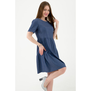 Платье женское ODIS-П377СИ плательная ткань (р-ры: 46-54) синий