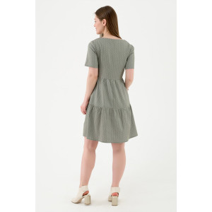 Платье женское ODIS-П377ОЛ плательная ткань (р-ры: 46-54) оливковый
