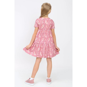 Платье детское "Эмма-1" кулирка (р-ры: 92-134) розовый