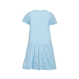Платье детское "Виоланта-2" кулирка (р-ры: 104-140) голубой