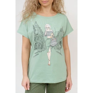 Костюм двойка женский К-041 кулирка (р-ры: 46-56) хаки Костюм двойка женский К-041 кулирка (р-ры: 46-56) хаки