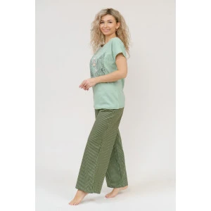 Костюм двойка женский К-041 кулирка (р-ры: 46-56) хаки Костюм двойка женский К-041 кулирка (р-ры: 46-56) хаки