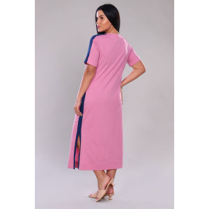 Платье женское №5576 кулирка (р-ры: 48-66) розовый