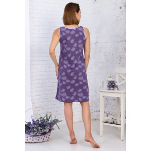 Сорочка женская 860-6 кулирка двойного крашения (р-ры: 44-58) фиолет