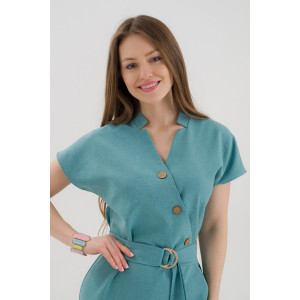 Платье женское ODIS-П455З трикотаж (р-ры: 44-54) зеленый