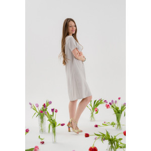 Платье женское ODIS-П450СЕ трикотаж (р-ры: 46-56) серый