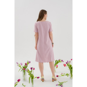 Платье женское ODIS-П450Р трикотаж (р-ры: 46-56) розовый
