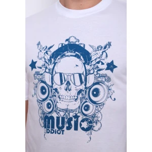Футболка мужская 900-1 "MUSIC ADDICT" кулирка (р-ры: 48-60) Футболка мужская 900-1 "MUSIC ADDICT" кулирка (р-ры: 48-60)