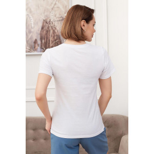 Костюм двойка женский "Парадиз И" кулирка+футер 2-х нитка (последний размер) индиго 50