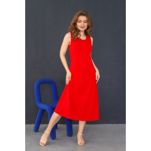 Платье женское "Антонина-2" креп (р-ры: 44-54) красный