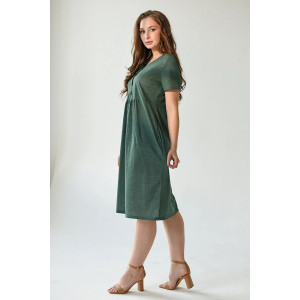 Платье женское 2094-К "Июль" кулирка (р-ры: 46-56) зеленый