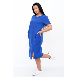 Платье женское "Виктория С" трикотаж (р-ры: 48-54) синий