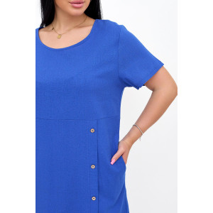 Платье женское "Виктория С" трикотаж (р-ры: 48-54) синий
