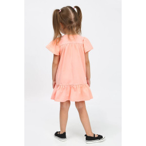 Платье детское "Солнышко-3" кулирка с лайкрой (последний размер) пудра 122
