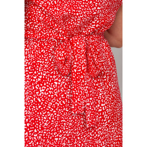 Платье женское "Камилла" Ш-12 штапель (р-ры: 44-54) красный